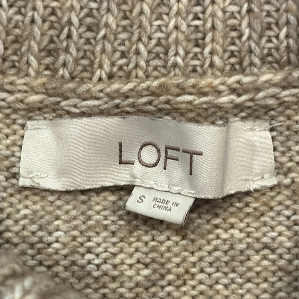 LOFT Women’s Knitted Turtleneck Long-Sleeve Sweater - Size S